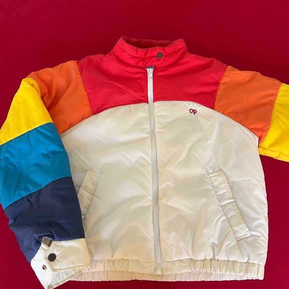 VINTAGE OCEAN PACIFIC PUFFER JACKET - Picture 1 of 3